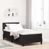 vidaXL Boxspringbett mit Matratze Schwarz 100 x 200 cm Samt