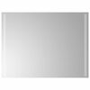 vidaXL LED-Badspiegel 80x60 cm