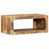 vidaXL TV-Wandschrank 60x30x25 cm Raues Massives Mangoholz