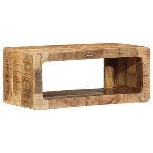 vidaXL TV-Wandschrank 60x30x25 cm Raues Massives Mangoholz
