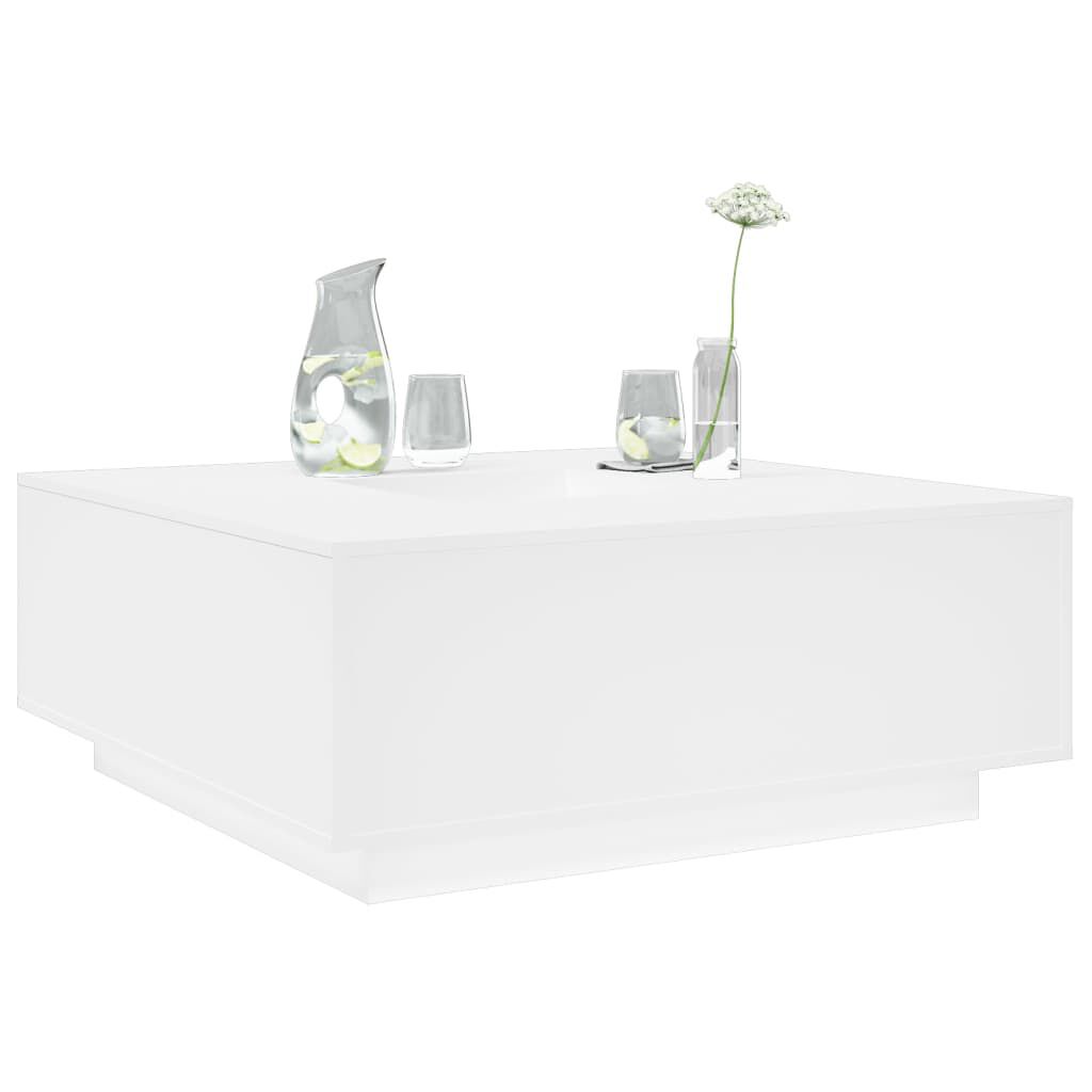 VidaXL Couchtisch Modern 100x60x42cm Weiß – Beistelltisch Wohnzimmertisch Aus Holzwerkstoff