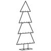 vidaXL Metall-Weihnachtsbaum f&uuml;r Dekorationen Schwarz 90 cm