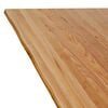 vidaXL Esstisch mit Baumkante 180x100x74 cm Massivholz Eiche Rechteckig
