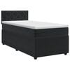 vidaXL Boxspringbett mit Matratze Hellgrau 90 x 190 cm Samt
