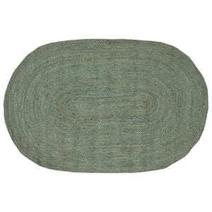 vidaXL Bereichsteppiche Olive Gr&uuml;n 122 x 183 cm Jute