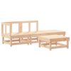 vidaXL 4-tlg. Garten-Lounge-Set Massivholz Kiefer