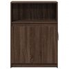 vidaXL Sideboard mit LED Braun Eichen-Optik 72x34x100 cm Holzwerkstoff