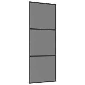 vidaXL Schiebet&uuml;r 76 x 205 cm Verbautes Glas und Aluminium