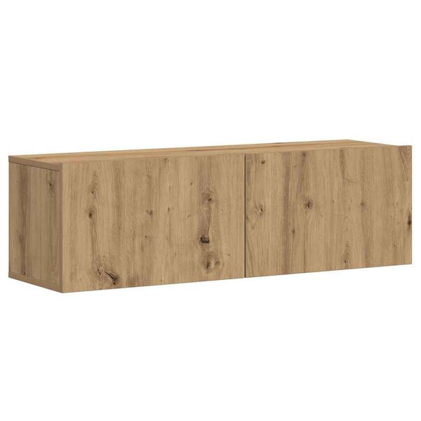 vidaXL TV-Wandschränke 3 Stk. Artisan-Eiche Holzwerkstoff