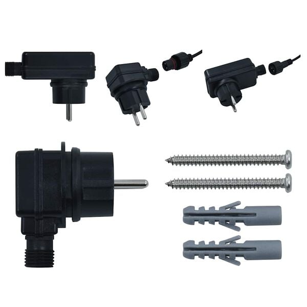 vidaXL Badspiegel mit LED-Leuchten 100×60 cm