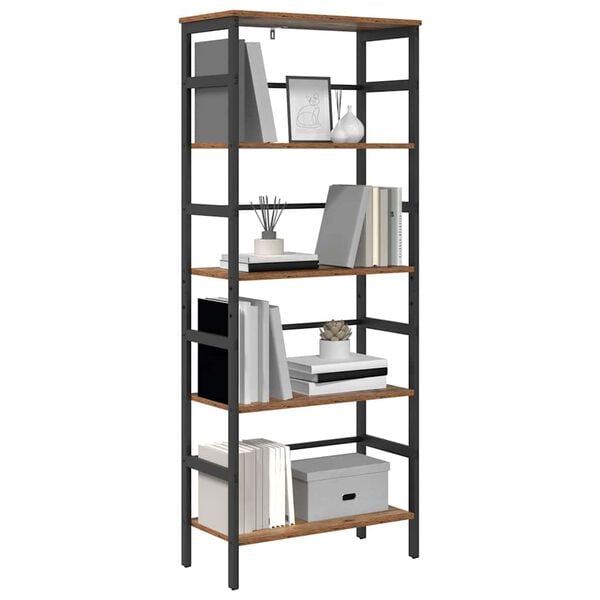 vidaXL B&uuml;cherregal Altholz 60 x 29,5 x 149 cm Holzwerkstoff
