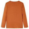 Kinder-Langarmshirt Cognac 92