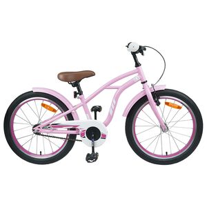 vidaXL Kinderfahrrad 20 Zoll f&uuml;r 6-11 Jahre alt Hellrosa