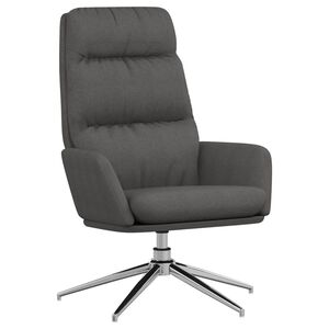 vidaXL Relaxsessel Dunkelgrau Stoff