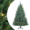vidaXL K&uuml;nstlicher klappbarer Weihnachtsbaum Gr&uuml;n 180 cm