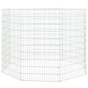 vidaXL Freilaufgehege f&uuml;r Tiere 8-teilig 54x100 cm Verzinktes Eisen