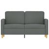vidaXL 2-Sitzer-Sofa Dunkelgrau 120 cm Stoff