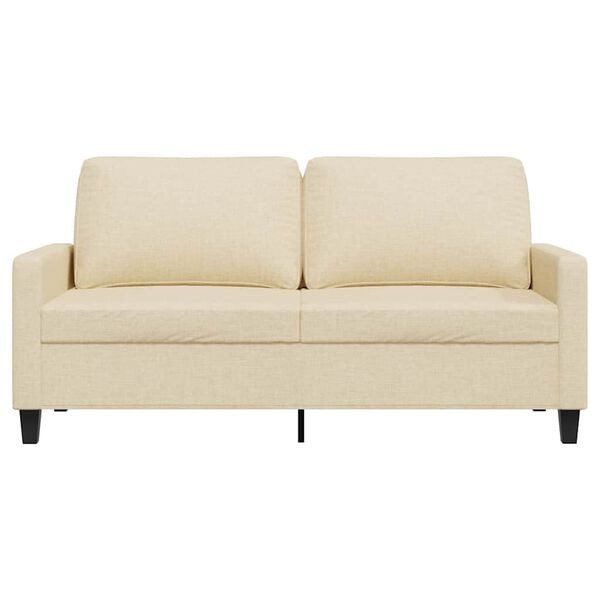 vidaXL 2-Sitzer-Sofa Creme 140 cm Stoff