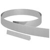 vidaXL Raseneinfassung 450 x 0,05 x 10 cm Verzinkter Stahl Silber