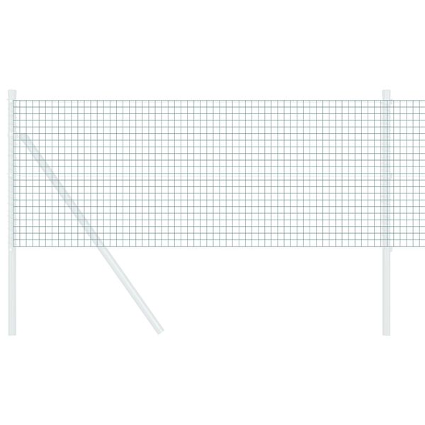 vidaXL Geschwei&szlig;ter Drahtzaun Gr&uuml;n 0,5 x 50 m
