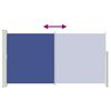 vidaXL Ausziehbare Seitenmarkise 170&times;300 cm Blau