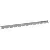 vidaXL Raseneinfassung 20 stk. 102 x 4 x 4 cm Stahl Silber