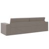 vidaXL Schlafsofa 200cm Taupe Stoff