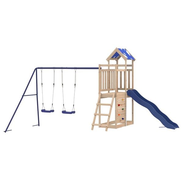 vidaXL Spielturm Massivholz Kiefer