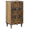 vidaXL Sideboard Braun 40 x 33,5 x 75 cm Massivholz Mango