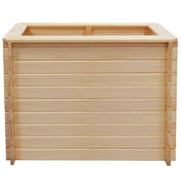 vidaXL Garten-Hochbeet 100 x 50 x 80 cm Kiefernholz 19 mm