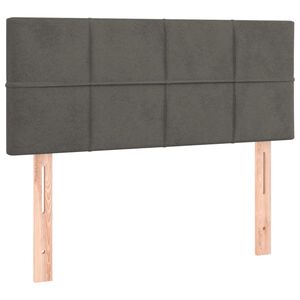 vidaXL Kopfteil Dunkelgrau 80x5x78/88 cm Samt