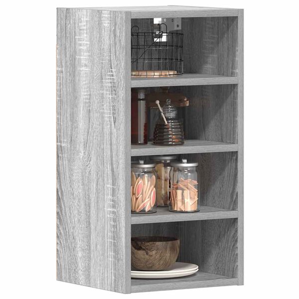 vidaXL Hängeschrank Riga Grau Sonoma 30x29,5x60 cm Holzwerkstoff