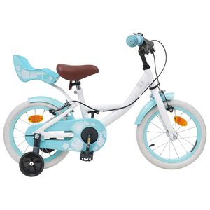 vidaXL Kinderfahrrad 12 Zoll f&uuml;r 2-4 Jahre alt Wei&szlig;