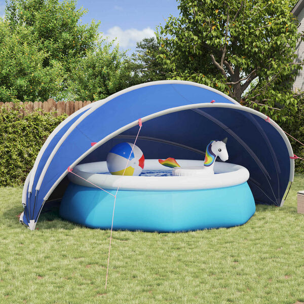 vidaXL Pool-Dome Gr&uuml;n 500 x 500 x 236 cm