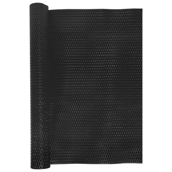 vidaXL Balkon-Sichtschutz Schwarz 600x90 cm Poly Rattan