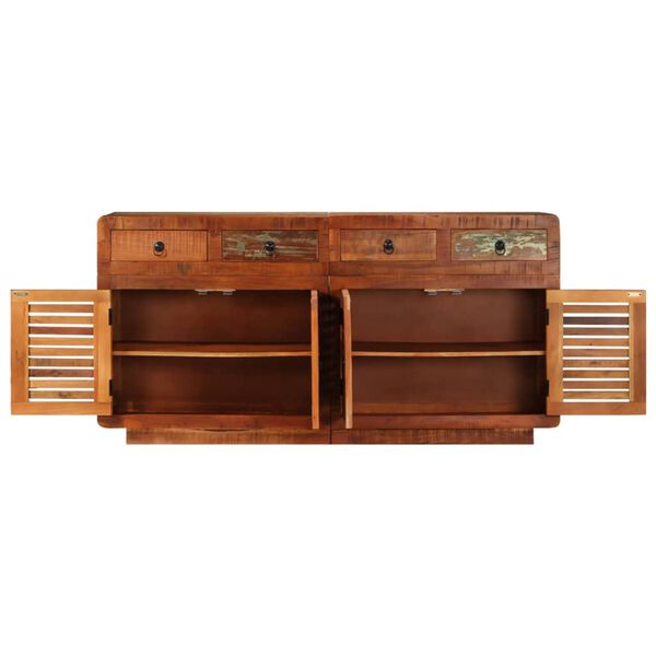 vidaXL Sideboard Altholz Massiv 150x35x75 cm