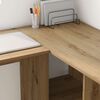 vidaXL Schreibtisch Artisan-Eiche 142 x 102 x 73 cm Holzwerkstoff