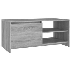 vidaXL Couchtisch Grau Sonoma 102x50x45 cm Holzwerkstoff