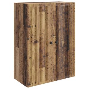 vidaXL Wandschrank Altholz 66 x 34,5 x 90 cm Holzwerkstoff