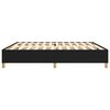 vidaXL Boxspringbettgestell Schwarz 200x200 cm Stoff