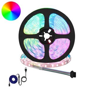 vidaXL LED-Streifen 2 stk. Schwarz und Transparent