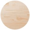 vidaXL Tischplatte Rund &Oslash;80x3 cm Massivholz Kiefer