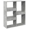 vidaXL Raumteiler Betongrau 100x33x115 cm Holzwerkstoff