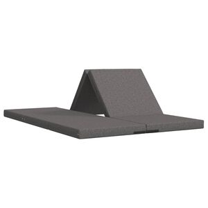 vidaXL Klappsofa Bett 140 x 67 x 15 cm Hellgrau