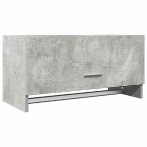 vidaXL Kleiderschrank Betongrau 70x32,5x35cm Holzwerkstoff