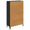 vidaXL Highboard mit Schubladen Schwarz Eichen-Optik 70 x 31 x 115 cm