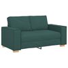 vidaXL 2-Sitzer Sofa Dunkelgr&uuml;n 160x78x84 cm Stoff