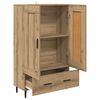 vidaXL Highboard Artisan-Eiche 69,5 x 31 x 115 cm Holzwerkstoff