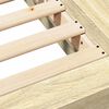 vidaXL Bettgestell Sonoma-Eiche 160x200 cm Holzwerkstoff