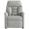vidaXL Relaxsessel Hellgrau Mikrofasergewebe